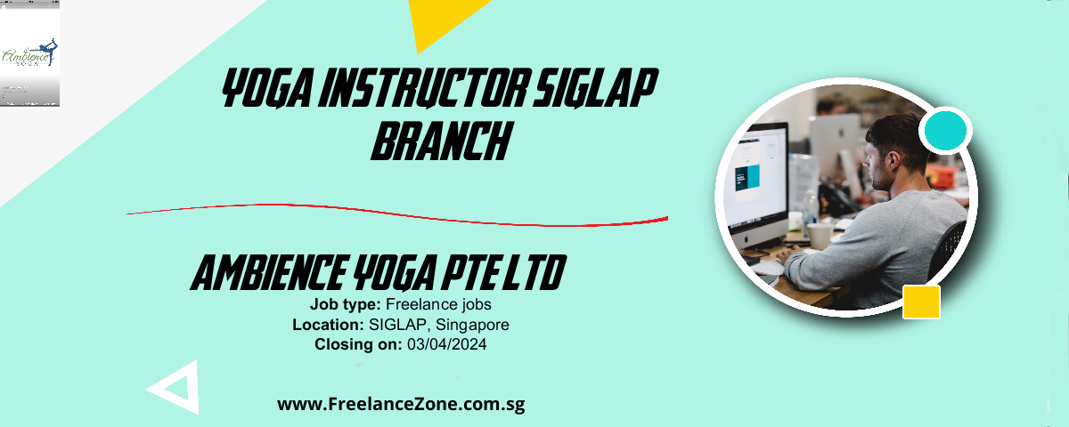 Yoga Instructor Siglap Branch - Freelance job in Singapore