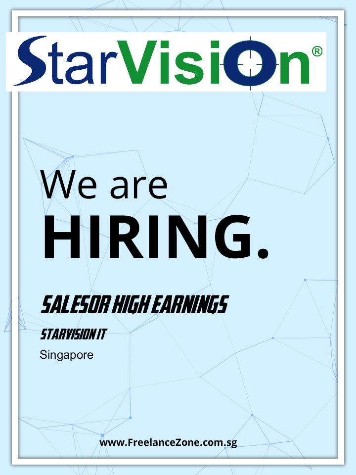 Salesor High Earnings - Freelance job in Singapore